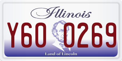 IL license plate Y600269