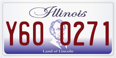 IL license plate Y600271