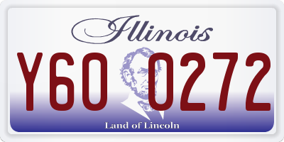 IL license plate Y600272