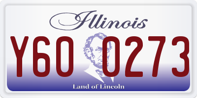 IL license plate Y600273