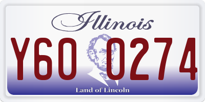 IL license plate Y600274