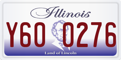 IL license plate Y600276