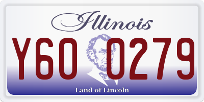 IL license plate Y600279