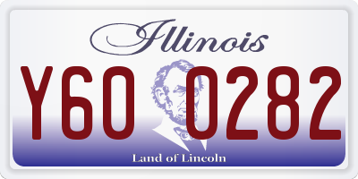 IL license plate Y600282