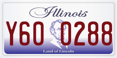 IL license plate Y600288