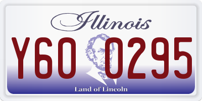 IL license plate Y600295