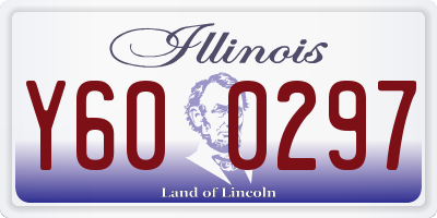 IL license plate Y600297
