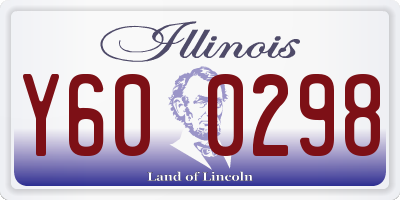 IL license plate Y600298