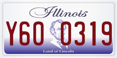 IL license plate Y600319