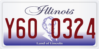 IL license plate Y600324