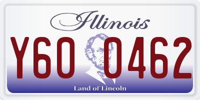 IL license plate Y600462