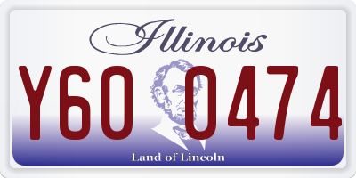 IL license plate Y600474