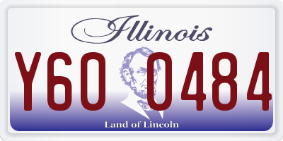 IL license plate Y600484