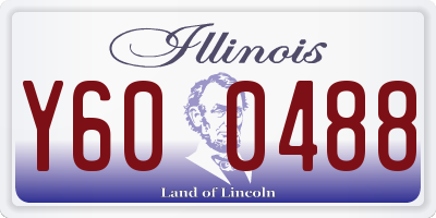 IL license plate Y600488