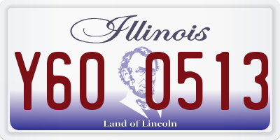 IL license plate Y600513