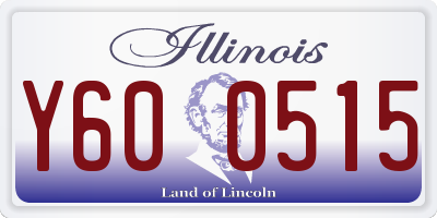 IL license plate Y600515