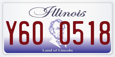 IL license plate Y600518