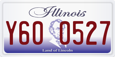 IL license plate Y600527