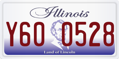 IL license plate Y600528