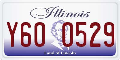 IL license plate Y600529