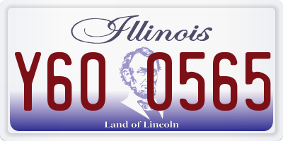 IL license plate Y600565