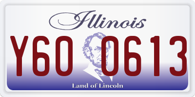 IL license plate Y600613
