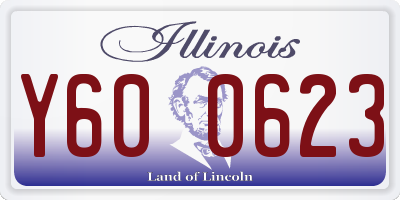IL license plate Y600623