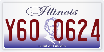 IL license plate Y600624