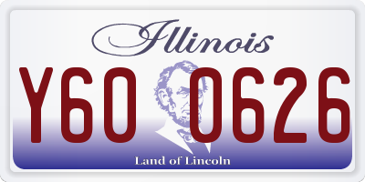 IL license plate Y600626