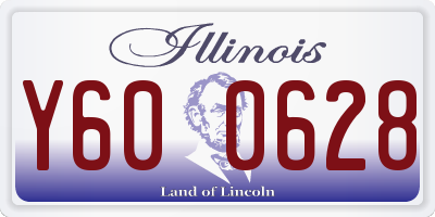 IL license plate Y600628