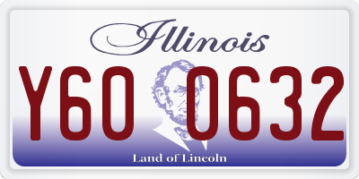 IL license plate Y600632