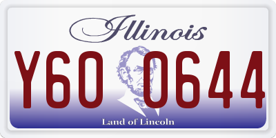 IL license plate Y600644