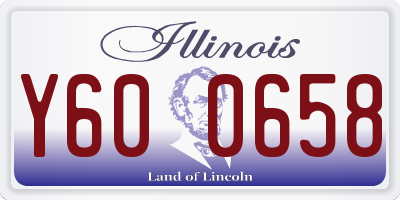 IL license plate Y600658