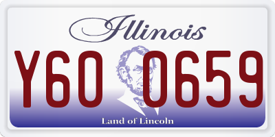 IL license plate Y600659