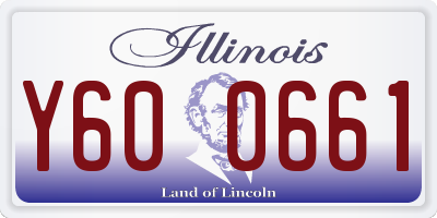 IL license plate Y600661