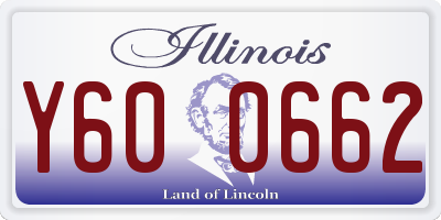 IL license plate Y600662