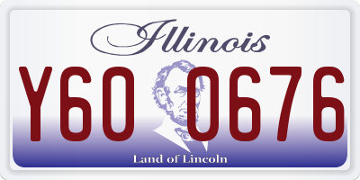 IL license plate Y600676
