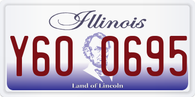 IL license plate Y600695