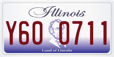 IL license plate Y600711