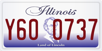 IL license plate Y600737