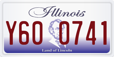 IL license plate Y600741