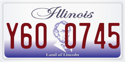 IL license plate Y600745