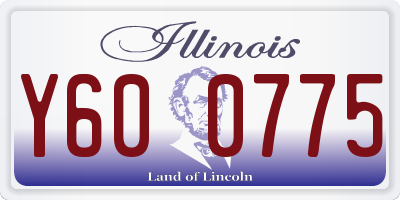 IL license plate Y600775