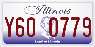 IL license plate Y600779