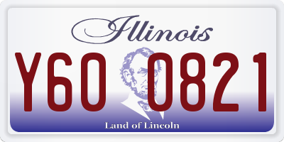 IL license plate Y600821