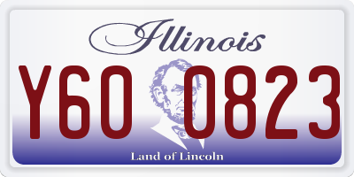 IL license plate Y600823
