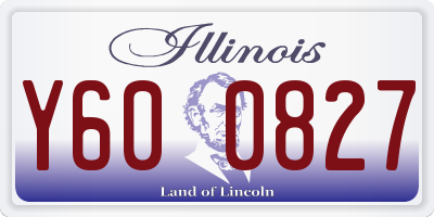 IL license plate Y600827