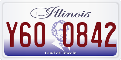 IL license plate Y600842