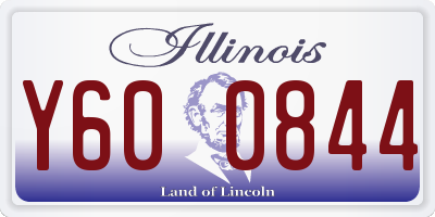 IL license plate Y600844