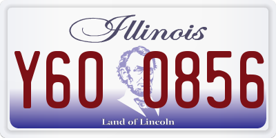 IL license plate Y600856